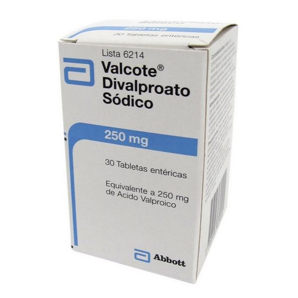 VALCOTE 250 MG 30 TABLETAS(P)36600(3%+)