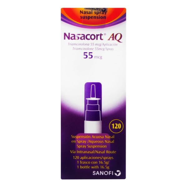 NASACORT AQ INHALAD NASAL 120 DOSIS