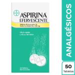 ASPIRINA EFERVESCENTE 500 MG 50 TABLETAS