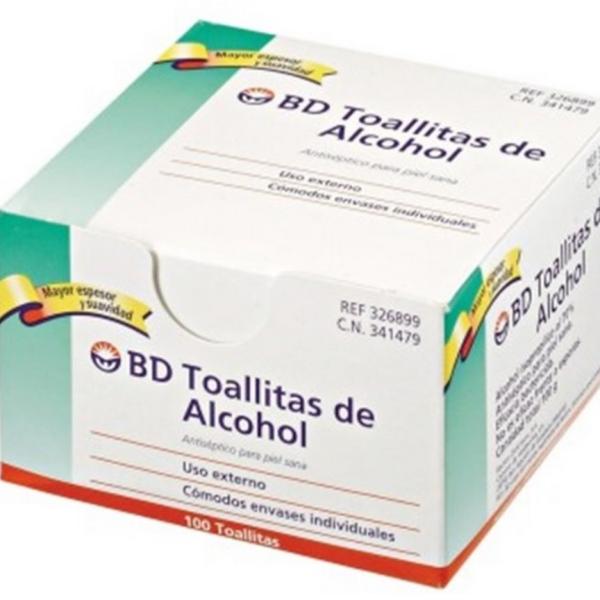 PANITOS C.ALCOHOL BD 100 UND