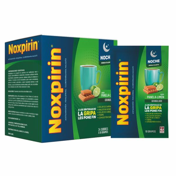NOXPIRIN F ADUL.NOCHE PANELA LIMON 24SBS