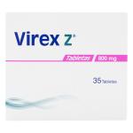 VIREX Z 800 MG 35 TABLETAS (A)(3%+)(PAE)