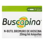 BUSCAPINA 20 MG 1 ML 3 AMPOLLAS