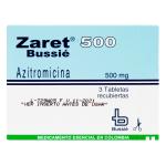 ZARET 500 MG 3 TABLETAS (3%+)