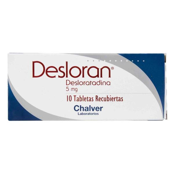 DESLORAN 5 MG 10 TABLETAS