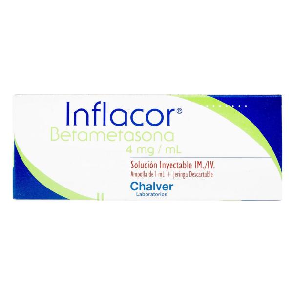 INFLACOR 4 MG 1 ML AMPOLLA