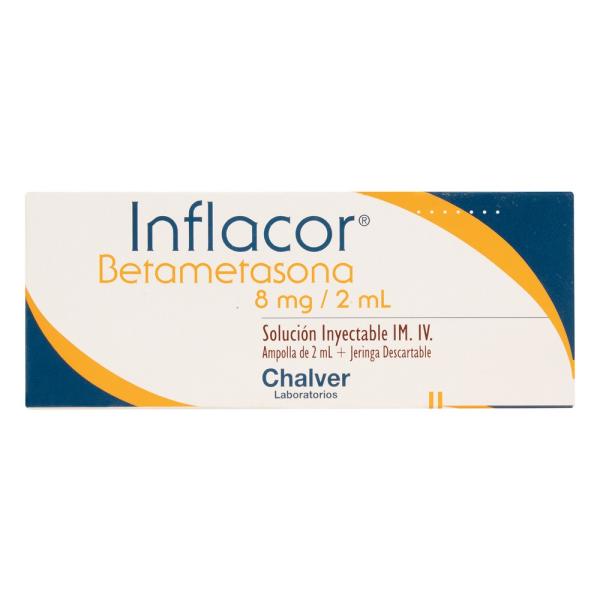 INFLACOR 8 MG 2 ML AMPOLLA