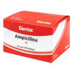 AMPICILINA 1 GR 100 TABLETAS GF