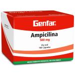 AMPICILINA 500 MG 100 CAPSULAS GF