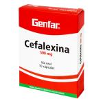 CEFALEXINA 500 MG 10 CAPSULAS GF