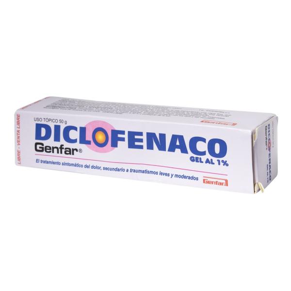 DICLOFENACO 1% GEL 50 GR GENFARDOL