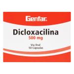 DICLOXACILINA 500 MG 50 CAPSULAS GF