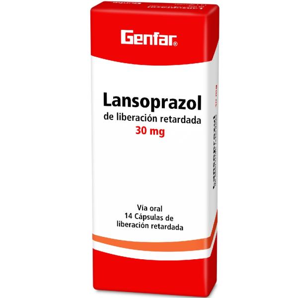 LANSOPRAZOL 30 MG 14 CAPSULAS GF