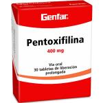 PENTOXIFILINA 400 MG 30 TABLETAS GF