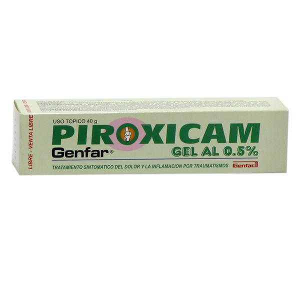 PIROXICAM GEL 0.5% 40 GR GF