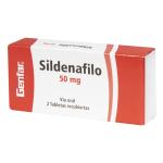 SILDENAFIL 50 MG 2 TABLETAS GF