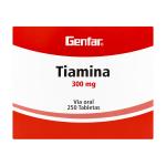 TIAMINA 300 MG 250 TABLETAS GF
