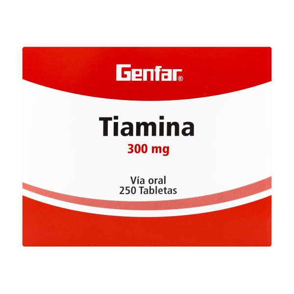 TIAMINA 300 MG 250 TABLETAS GF