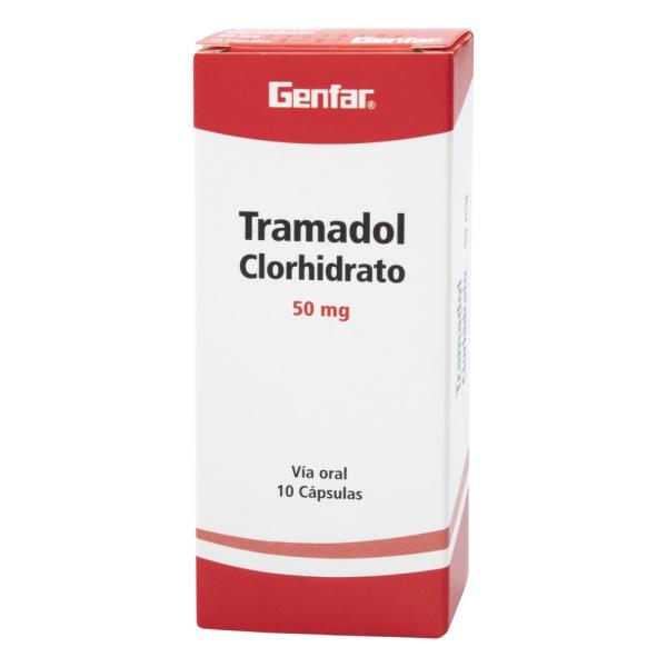 TRAMADOL 50 MG 10 CAPSULAS GF