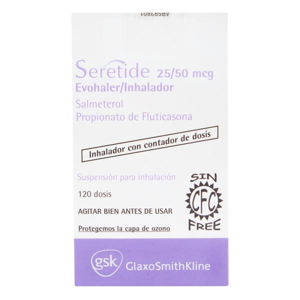 SERETIDE 25/50M 120(3%+)(P)80460(SC)(SF)