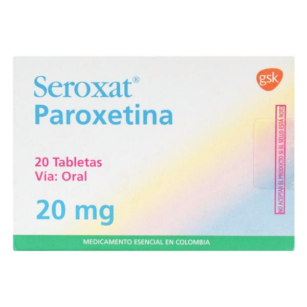 SEROXAT 20 MG 20 TABLETAS