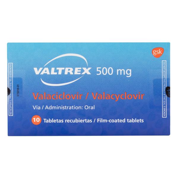 VALTREX 500 MG 10 TABLETAS (A)