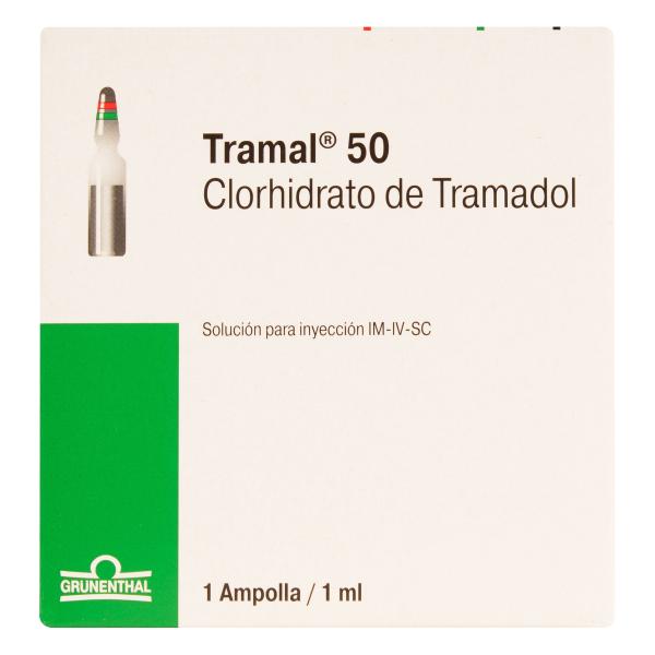 TRAMAL 50 MG/1 ML X 1 AMPOLLA