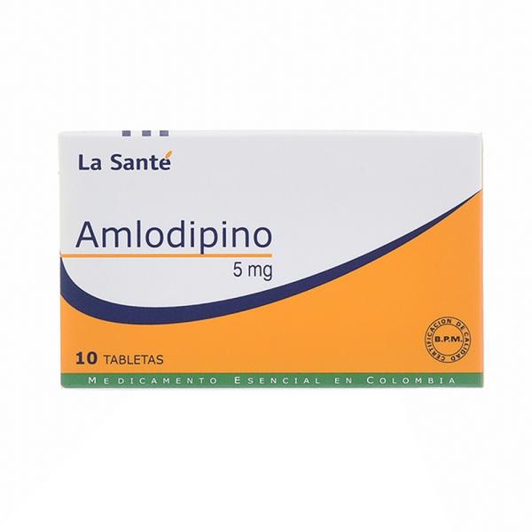 AMLODIPINO 5 MG 10 TABLETAS LS