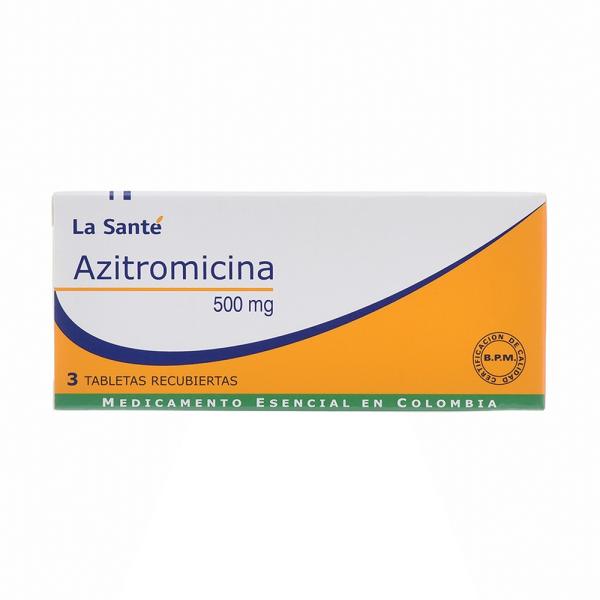 AZITROMICINA 500 MG 3 TABLETAS LS