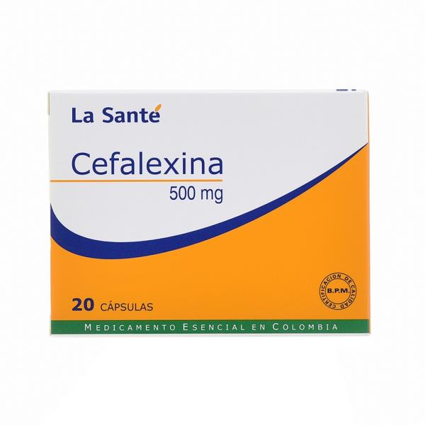 CEFALEXINA 500 MG 20 CAPSULAS LS