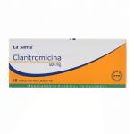 CLARITROMICINA 500 MG 10 TABLETAS LS