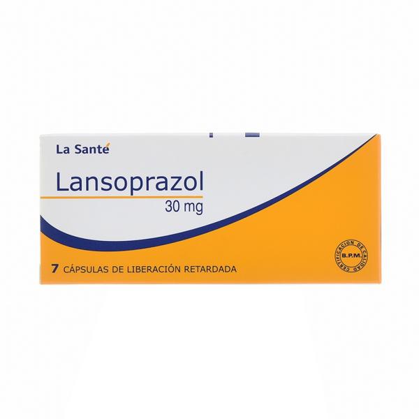 LANSOPRAZOL 30 MG 7 CAPSULAS LS