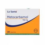 METOCARBAMOL 750 MG 20 TABLETAS LS