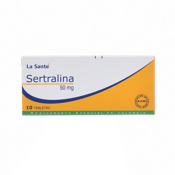 SERTRALINA 50 MG 10 TABLETAS LS