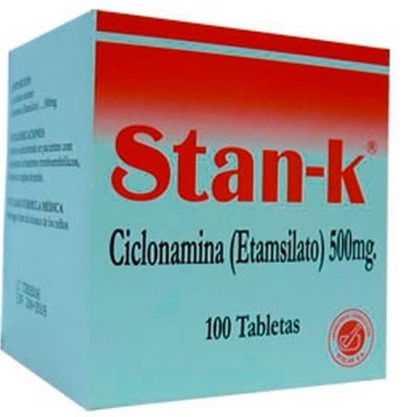 STAN-K 500 MGS 100 TBS(A)