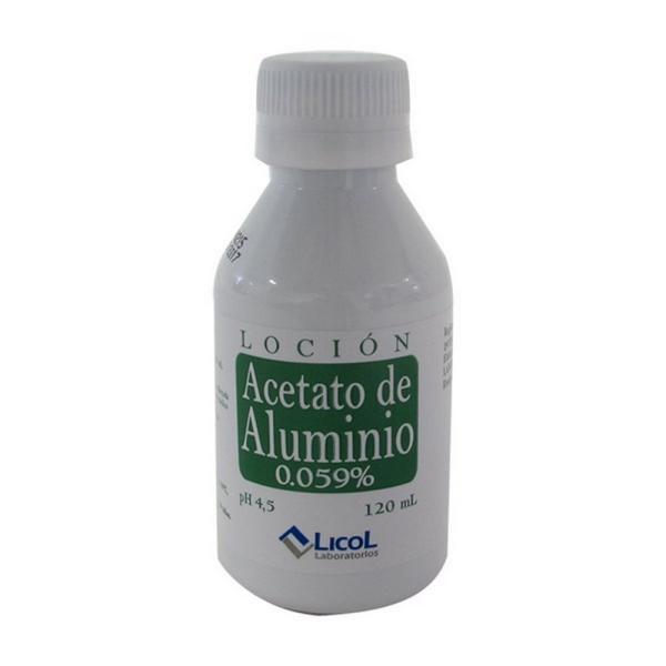 ACETATO DE ALUMINIO 120 ML LC