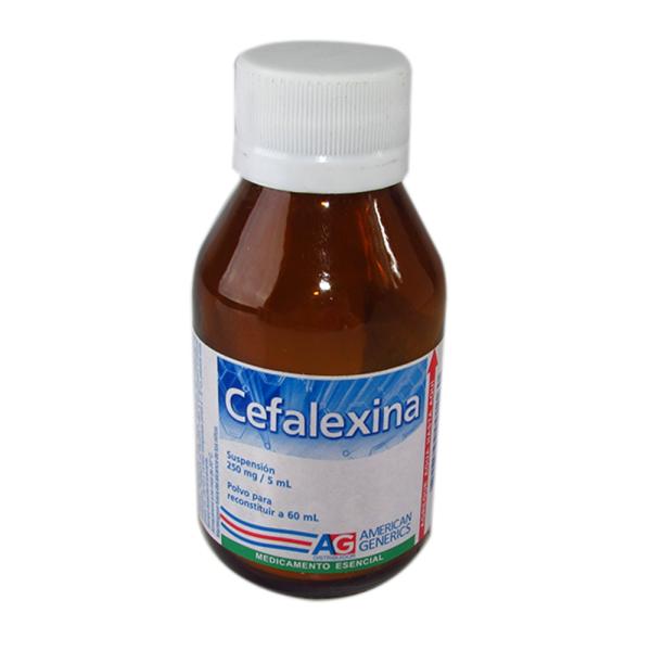 CEFALEXINA 250 MG SUSPENSION 60 ML AG