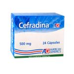 CEFRADINA 500 MG 24 CAPSULAS AG