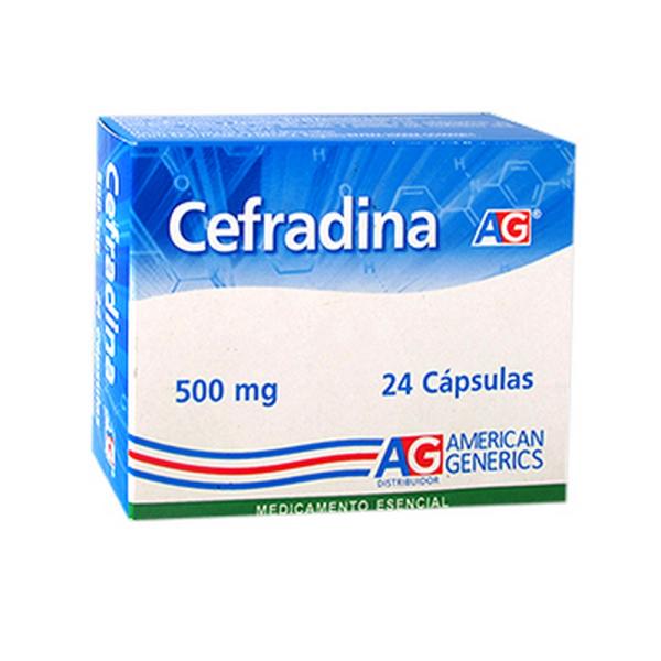 CEFRADINA 500 MG 24 CAPSULAS AG