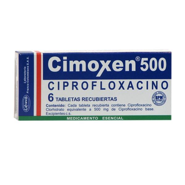 CIMOXEN 500 MG 6 CAPSULAS (A)