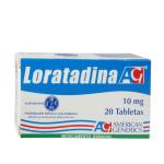 LORATADINA 10 MG 20 TABLETAS AG