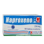 NAPROXENO 250 MG 10 TABLETAS AG