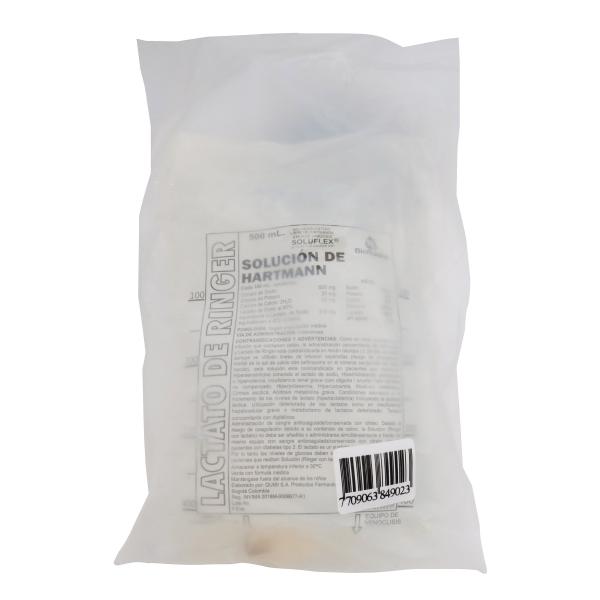 SOLUCION LACTATO RINGER 500ML QUIBI BOLS