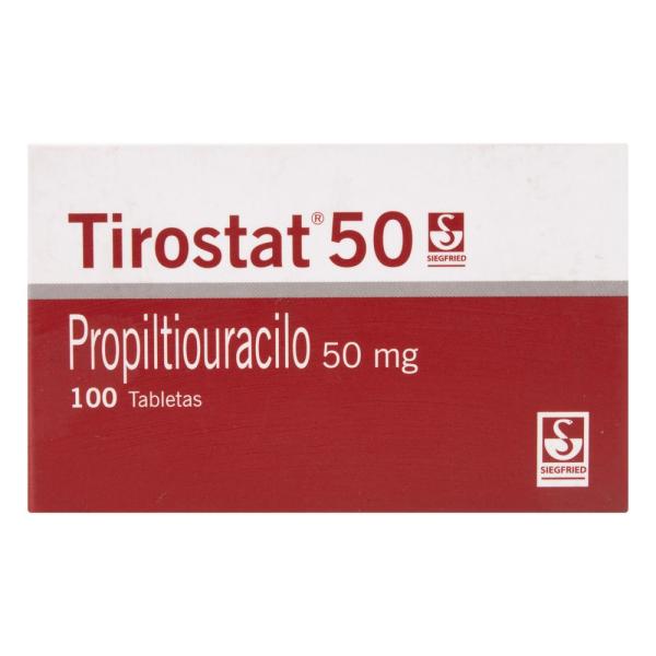 TIROSTAT 50 MG 100 TABLETAS