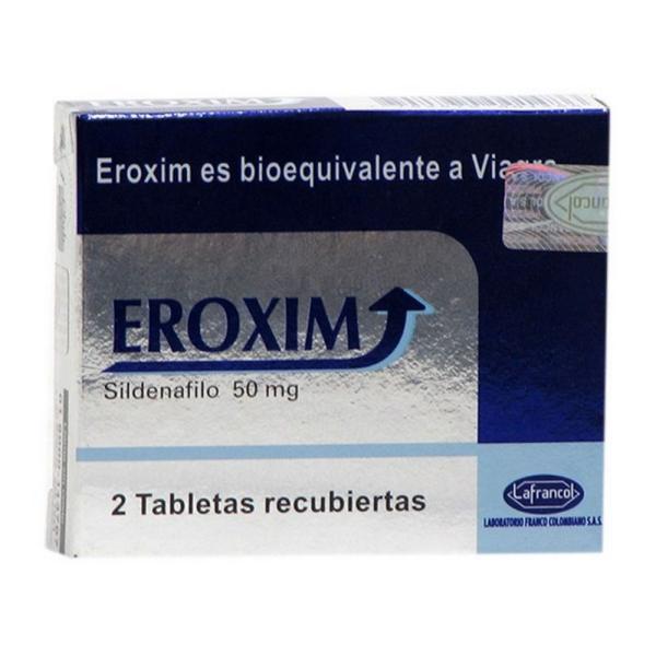 EROXIM 50 MG 2 TABLETAS