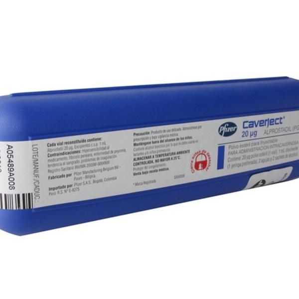 CAVERJECT 20 MCG AMP.(A)(P)54296(SC)(SF)