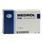 MEDROL 4 MG 30 TABLETAS