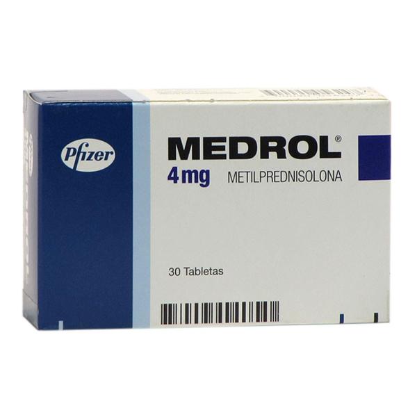 MEDROL 4 MG 30 TABLETAS