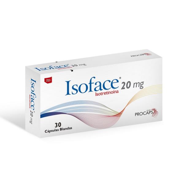 ISOFACE 20 MG 30 CAP (3%+)(A)(PAE)