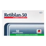 RETIBLAN 50 MG 50 CAPSULAS